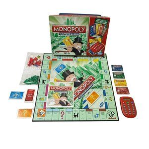 Monopoly Electronic Banking Edition Family Board Game 2013 Tested Complete EUC